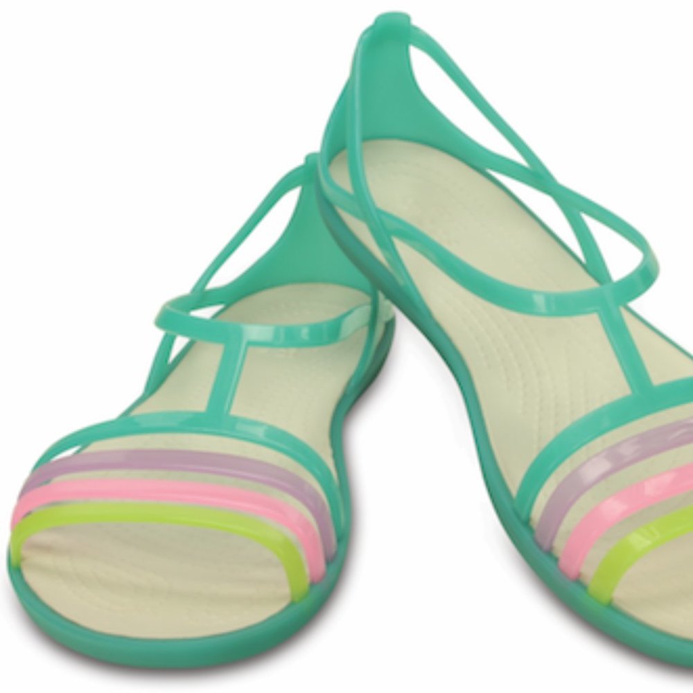 Crocs isabella Sandal Women's Island Green SZ 8w